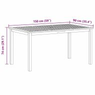 Комплект за хранене в градината 5 pcs Бежово