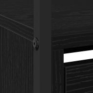 Шкаф за обувки Черния дъб 100 x 34 x 112 см Инженерно дърво