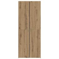 Офис шкаф с рафт с врата Дъб 70 x 32 x 77.5 см Инженерно дърво