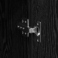 Висока масичка Черен дъб 80 x 35 x 180 см Инженерно дърво