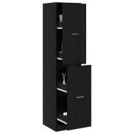 Аптекарски шкаф Черен дъб 40 x 41 x 174.5 см Инженерно дърво