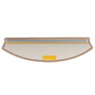 Изтривалки за стълби, 30 бр., 65x24x4 см, светлокафяви, полукръгли, големи