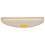 Изтривалки за стълби, 30 бр., 56x17x3 см, кремави, полукръгли