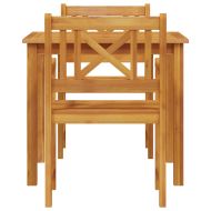 Комплект за хранене в градината 3 pcs Кафяво