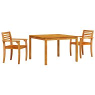 Комплект за хранене в градината 3 pcs Кафяво