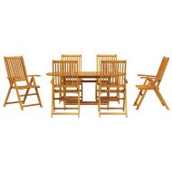 Комплект за хранене в градината 7 pcs Кафяво