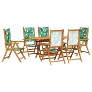 Комплект за хранене в градината 7 pcs Мотив с листа