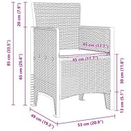 Комплект за хранене в градината 5 pcs Светлосиво Полипропилен