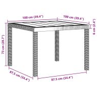 Комплект за хранене в градината 5 pcs Светлосиво Полипропилен