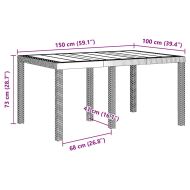 Комплект за хранене в градината 7 pcs Бяло Ратан Polt