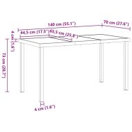 Комплект за хранене в градината 5 pcs Черен и Сив ПЕ ратан