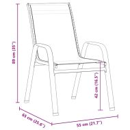 Комплект за хранене в градината 5 pcs Черно