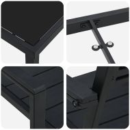 Комплект за хранене в градината 5 pcs Черно