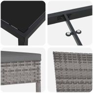 Комплект за хранене в градината 5 pcs Сив