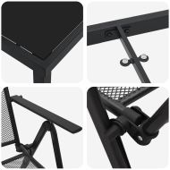 Комплект за хранене в градината 5 pcs Антрацит