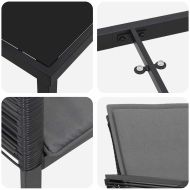 Комплект за хранене в градината 5 pcs Черно