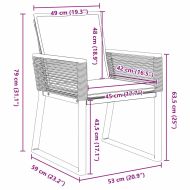 Комплект за хранене в градината 5 pcs Черно