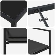 Комплект за хранене в градината 5 pcs Черно