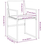 Комплект за хранене в градината 5 pcs Черно