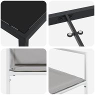 Комплект за хранене в градината 5 pcs Бяло