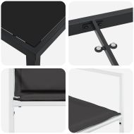 Комплект за хранене в градината 5 pcs Бяло