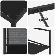 Комплект за хранене в градината 5 pcs Черно