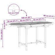 Комплект за хранене в градината 5 pcs Кафяво