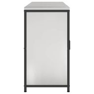 Комплект за кухненско съхранение с рафт с врата 3 pcs Сребрист