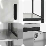 Комплект за кухненско съхранение HATTEM 3 pcs Сребристо