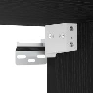 Комплект ТВ шкаф 8 pcs Черен дъб Инженерно дърво