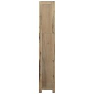 Библиотека с 6 рафта, 80x30x170 см, акациево дърво масив