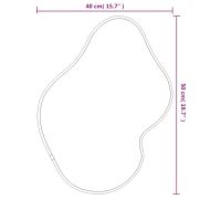 Стенно огледало злато 50x40 см