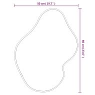 Стенно огледало злато 60x50 см