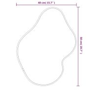 Стенно огледало черно 50x40 см