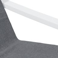 Релакс стол, тъмносив, текстил