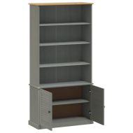 Етажерка за книги VIGO сива 85x35x170 см бор масив