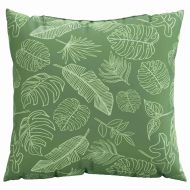 Пухени възглавници Листо 4 pcs Мотив с листа 60 x 60 cm