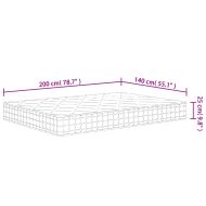 Матрак покет пружини, средна твърдост, 140x200 см