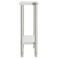 Кухненска работна маса, 110x30x85 см, неръждаема стомана