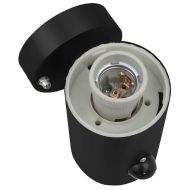 Външна стенна лампа 2 pcs Черно 12 x 8,5 x 29 см