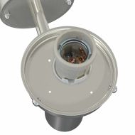 Външна стенна лампа Сребрист 28 x 25 x 38 см