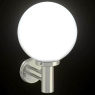 Външна стенна лампа 2 pcs Сребрист 28 x 25 x 38 см