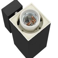 Външна стенна лампа Черно 10.5 x 6 x 33 см