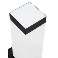 Външна стенна лампа Черно 10.5 x 6 x 33 см