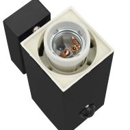 Външна стенна лампа Черно 10.5 x 6 x 33 см