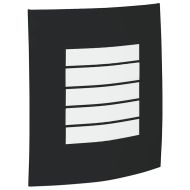 Външна стенна лампа Черно 23.5 x 9 x 26 см