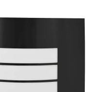 Външна стенна лампа 2 pcs Черно 23.5 x 9 x 26 см