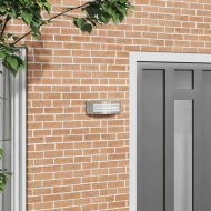 Външна стенна лампа Сребрист 32 x 10 x 10 см