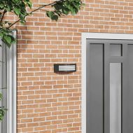 Външна стенна лампа Черно 32 x 10 x 10 см