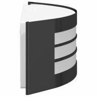 Външна стенна лампа 2 pcs Черно 32 x 10 x 10 см